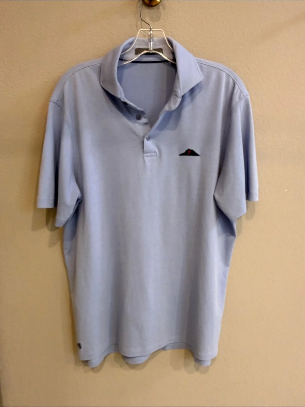 Greyson Wade Hampton Golf Club brrr Cooling Polo Blue Men’s Medium